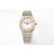 Audemars Piguet-Royal Oak 77350 Ladies 34mm RG/SS White Dial 8F A5800