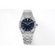 Audemars Piguet-Royal Oak 77351 Ladies 34mm SS/SS Blue/Diamonds 8F A5800
