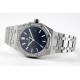 Audemars Piguet-Royal Oak 77351 Ladies 34mm SS/SS Blue/Diamonds 8F A5800