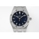 Audemars Piguet-Royal Oak 77351 Ladies 34mm SS/SS Blue/Diamonds 8F A5800