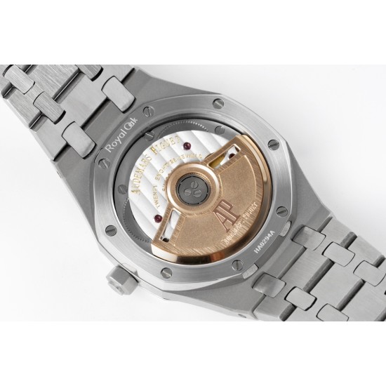 Audemars Piguet-Royal Oak 77351 Ladies 34mm SS/SS Blue/Diamonds 8F A5800