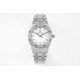 Audemars Piguet-Royal Oak 77351 Ladies 34mm SS/SS White/Diamonds 8F A5800