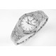 Audemars Piguet-Royal Oak 77351 Ladies 34mm SS/SS White/Diamonds 8F A5800