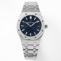 Audemars Piguet-Royal Oak 77350 Ladies 34mm SS/SS Blue Dial 8F A5800