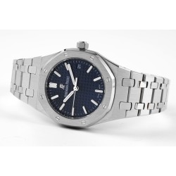 Audemars Piguet-Royal Oak 77350 Ladies 34mm SS/SS Blue Dial 8F A5800