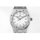 Audemars Piguet-Royal Oak 77350 Ladies 34mm SS/SS White Dial 8F A5800