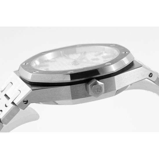 Audemars Piguet-Royal Oak 77350 Ladies 34mm SS/SS White Dial 8F A5800