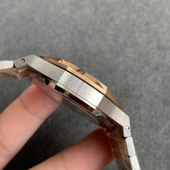 Audemars Piguet-Royal Oak Ref.15450 37mm RG/SS White JF A2824 Mod3120