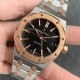 Audemars Piguet-Royal Oak Ref.15450 37mm RG/SS Black JF A2824 Mod3120