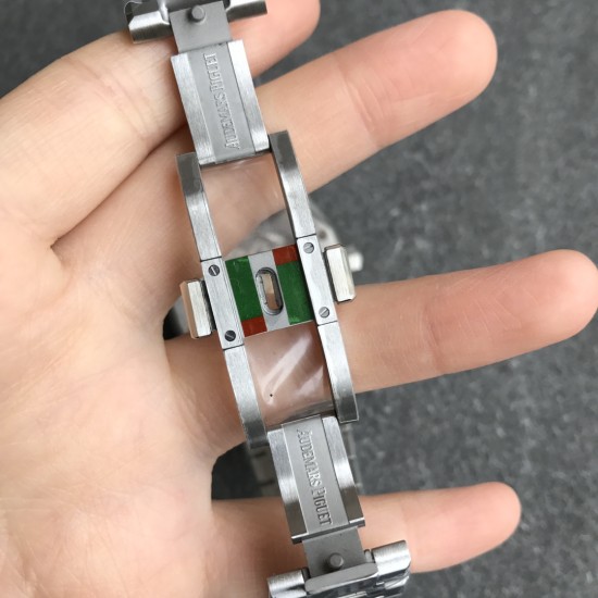 Audemars Piguet-Royal Oak 41mm 15500 SS/SS White/Stk ZF V3 A4302 Super Clone