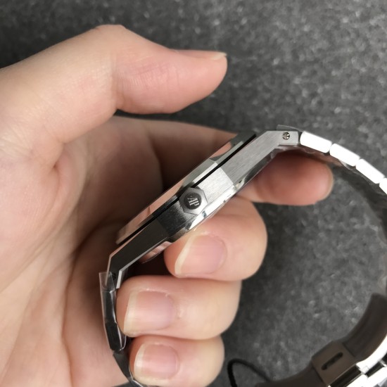 Audemars Piguet-Royal Oak 15400 SS/SS Blue ZF V2 A3120 Super Clone