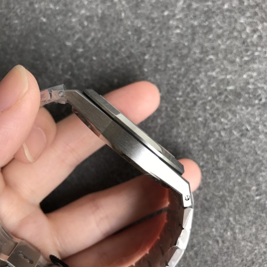 Audemars Piguet-Royal Oak 15400 SS/SS Blue ZF V2 A3120 Super Clone