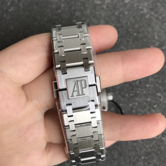 Audemars Piguet-Royal Oak 15400 SS/SS Blue ZF V2 A3120 Super Clone