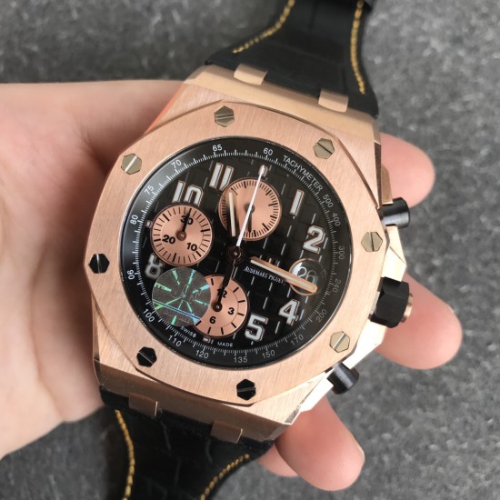  Audemars Piguet-Royal Oak Offshore 2019 42MM Black RG/LE JF 26470OR A3126