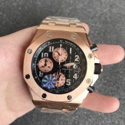 Audemars Piguet-Royal Oak Offshore 2019 42MM Black RG/RG JF 26470OR A3126