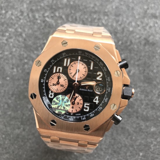 Audemars Piguet-Royal Oak Offshore 2019 42MM Black RG/RG JF 26470OR A3126