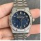 Audemars Piguet-Royal Oak Ladies 33mm SS/SS Blue/Stk JF Swiss Qtz