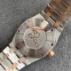 Audemars Piguet-Royal Oak Ladies 33mm RG/SS White Dial JF Swiss Qtz