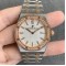 Audemars Piguet-Royal Oak Ladies 33mm RG/SS Diamond/White JF Swiss Qtz