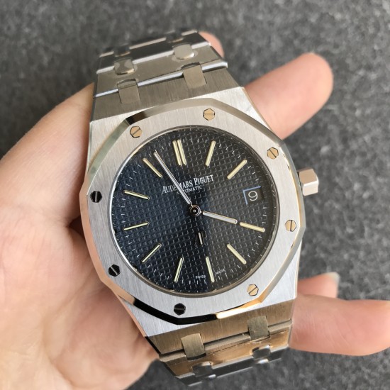 Audemars Piguet-Royal Oak Jumbo Extra Thin 15202 SS/SS Blue XF V2 A2121