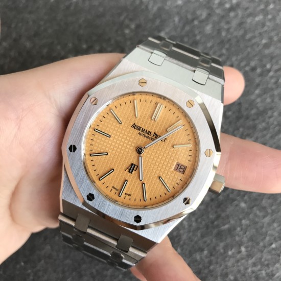 Audemars Piguet-Royal Oak Jumbo Extra Thin 15202 SS/SS Yellow XF V2 A2121