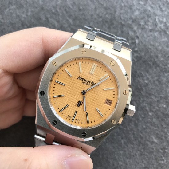 Audemars Piguet-Royal Oak Jumbo Extra Thin 15202 SS/SS Yellow XF V2 A2121