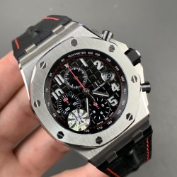 Audemars Piguet-Royal Oak Offshore 42mm SS/RU Black/Black/Num JF A3126