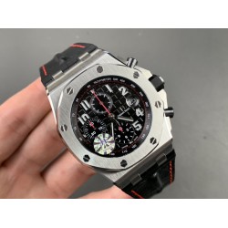 Audemars Piguet-Royal Oak Offshore 42mm SS/RU Black/Black/Num JF A3126