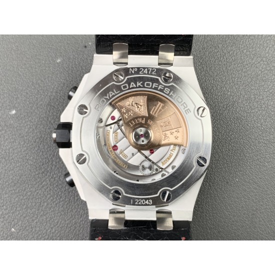 Audemars Piguet-Royal Oak Offshore 42mm SS/RU Black/Black/Num JF A3126