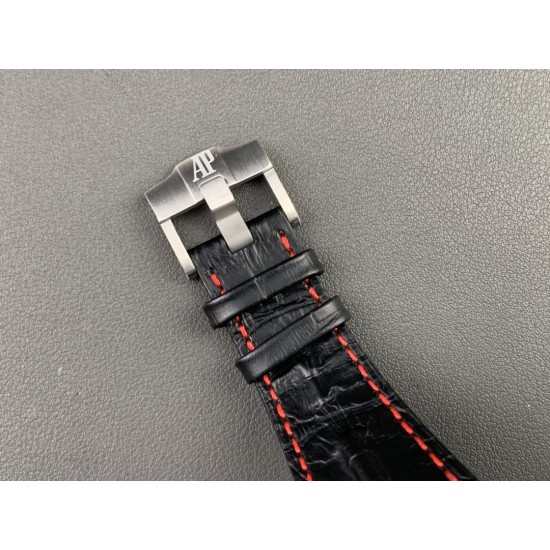 Audemars Piguet-Royal Oak Offshore 42mm SS/RU Black/Black/Num JF A3126