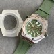 Audemars Piguet-Royal Oak Diver 15710 SS/RU Green JF 1:1 MY9015 Mod