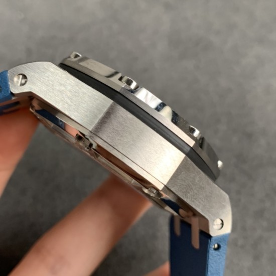 Audemars Piguet-Royal Oak Offshore 44mm Michael Schumacher SS/RU Grey/Blue JF A3126