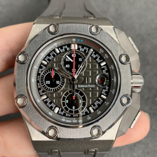 Audemars Piguet-Royal Oak Offshore 44mm Michael Schumacher Ti/RU Grey/Black JF A3126