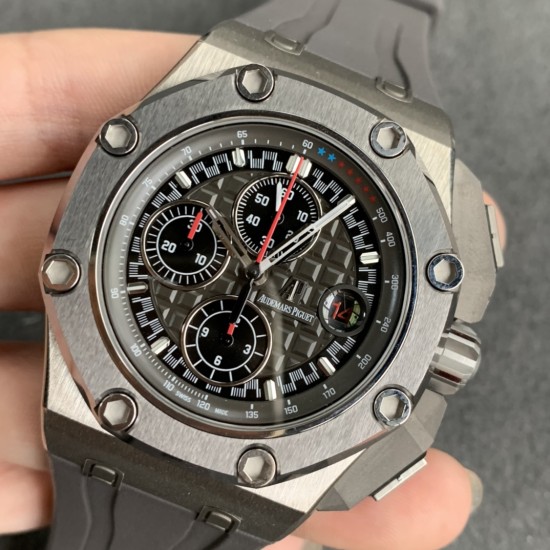Audemars Piguet-Royal Oak Offshore 44mm Michael Schumacher Ti/RU Grey/Black JF A3126