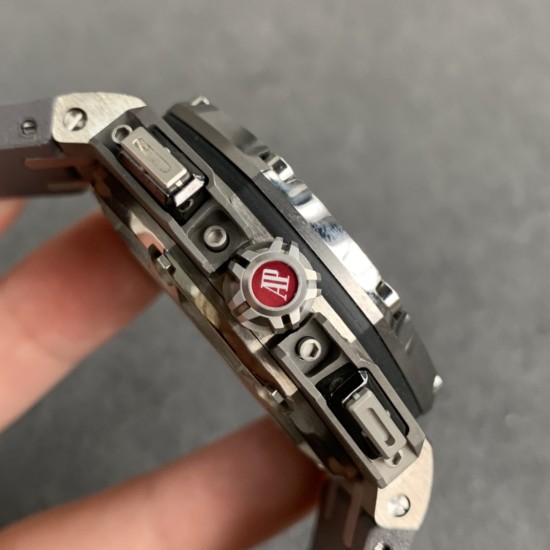 Audemars Piguet-Royal Oak Offshore 44mm Michael Schumacher Ti/RU Grey/Black JF A3126