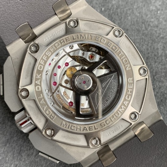 Audemars Piguet-Royal Oak Offshore 44mm Michael Schumacher Ti/RU Grey/Black JF A3126