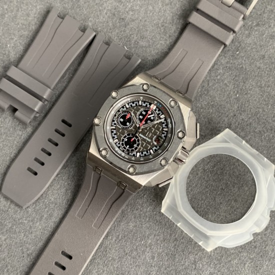 Audemars Piguet-Royal Oak Offshore 44mm Michael Schumacher Ti/RU Grey/Black JF A3126