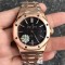 Audemars Piguet-Royal Oak 15450 RG/RG Black/Stk JF SA3120 Super Clone