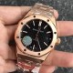 Audemars Piguet-Royal Oak 15450 RG/RG Black/Stk JF SA3120 Super Clone