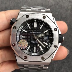 Audemars Piguet-Royal Oak Offshore Diver 15703 SS/SS JF V9.5 Asia 2824