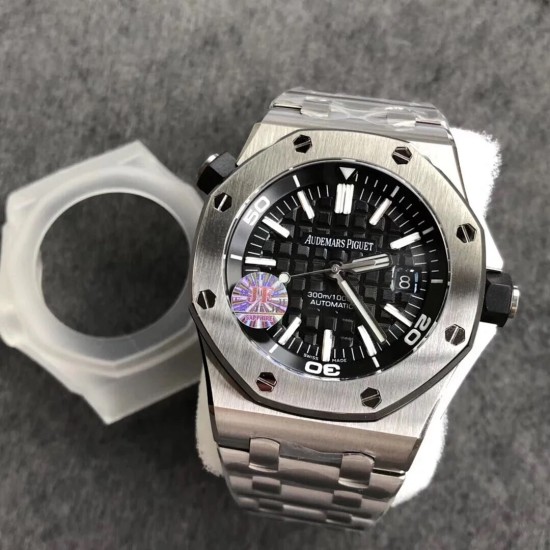 Audemars Piguet-Royal Oak Offshore Diver 15703 SS/SS JF V9.5 Asia 2824