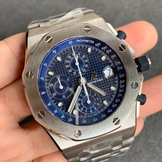 Audemars Piguet-Royal Oak Offshore 26237ST 42mm SS/SS Blue Dial JF A7750