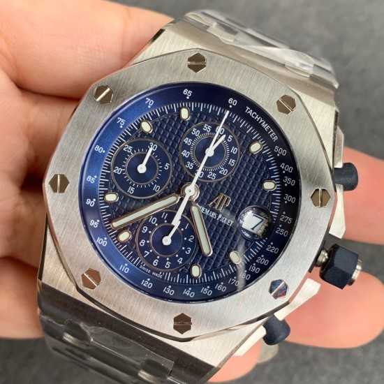 Audemars Piguet-Royal Oak Offshore 26237ST 42mm SS/SS Blue Dial JF A7750