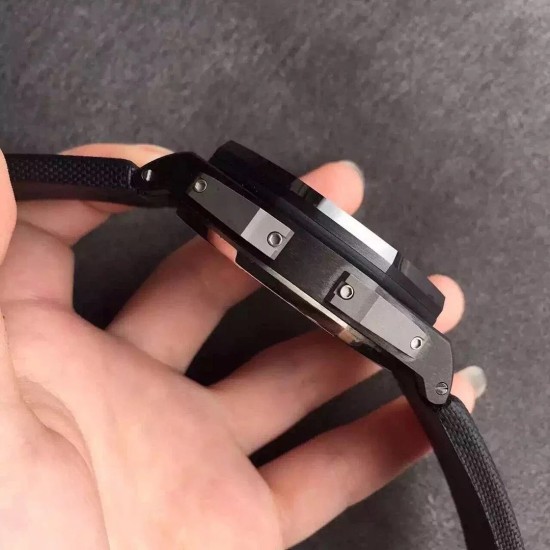 Audemars Piguet-Royal Oak Offshore 44mm BLack Cer/RU Black/Stk JF A3126