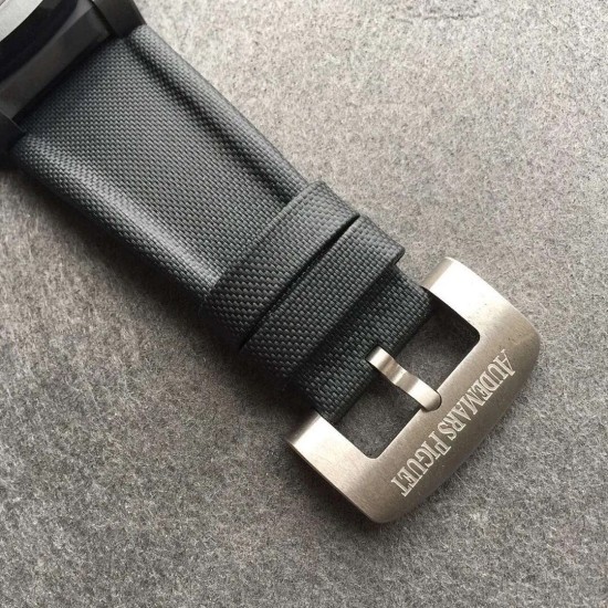 Audemars Piguet-Royal Oak Offshore 44mm BLack Cer/RU Black/Stk JF A3126