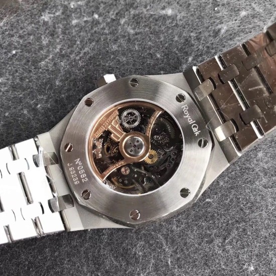 Audemars Piguet-Royal Oak 15407 41mm SS/SS Skeleton Dial JF A3132