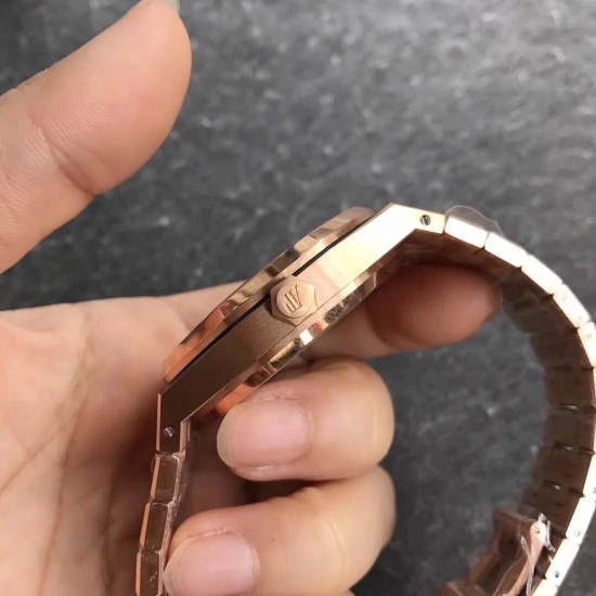 Audemars Piguet-Royal Oak 15407 41mm RG/RG Skeleton Dial JF A3132