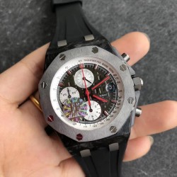 Audemars Piguet-Royal Oak Offshore 26400IO 44mm SS/RU Black/White JF A3126