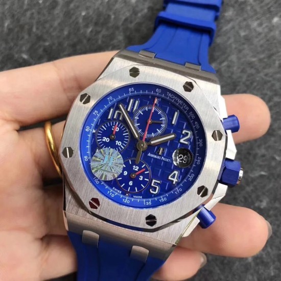 Audemars Piguet-Royal Oak Offshore 2018 SIHH Indigo Blue SS/RU JF A3126
