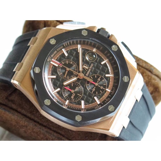 Audemars Piguet-Royal Oak Offshore 44mm RG/RU Black/Black JF A3126